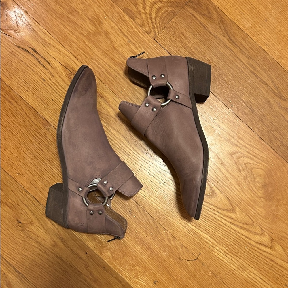 Frye Dusty Rose Cut-Out Ankle Boots - Picture 4 of 9